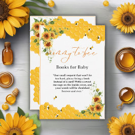 Solroshoneycomb Mamma-to-Bee Baby Shower Tilläggskort