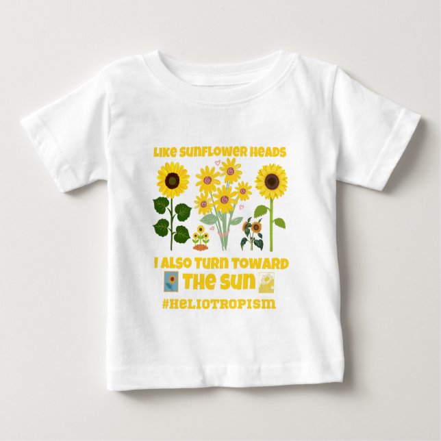 Solroshuvudena LIke vänder jag mig också mot sol T Shirt (Framsida)
