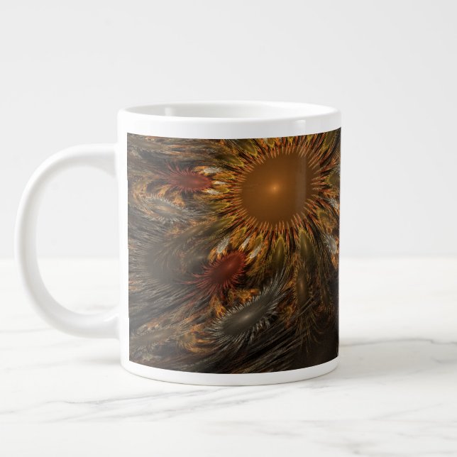 Solrosimpressioner Jumbo Mugg (Vänster)