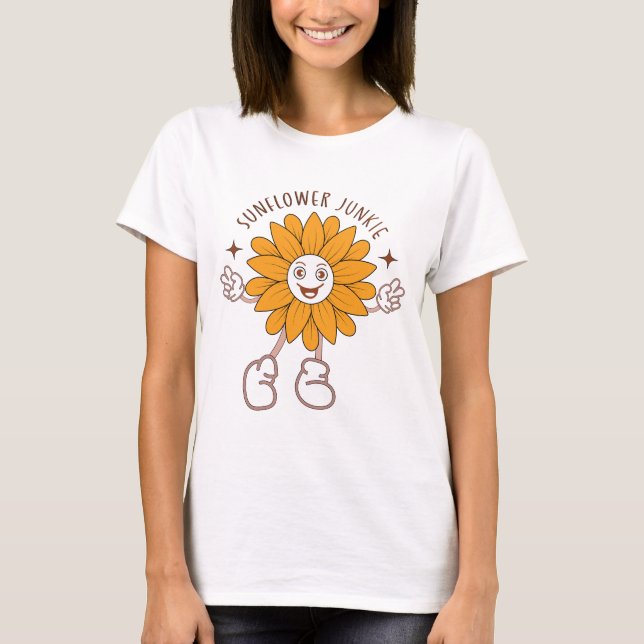 Solrosjunkie T Shirt (Framsida)