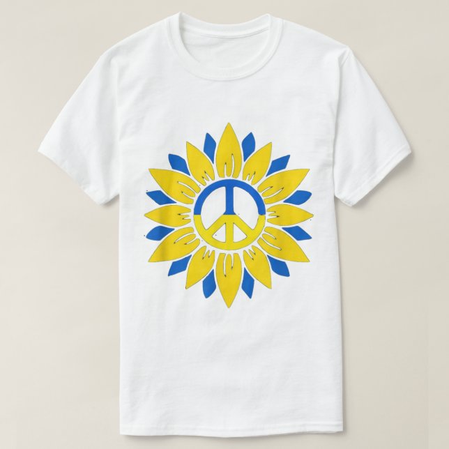 Solroskonst i Ukraina T Shirt (Design framsida)