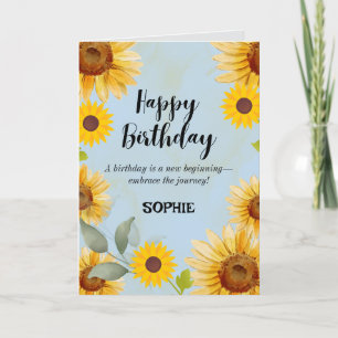 Solroskort för Blommigt Kort