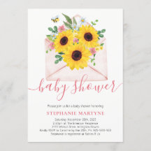 Solroskuvert för babyskor, Blommigt