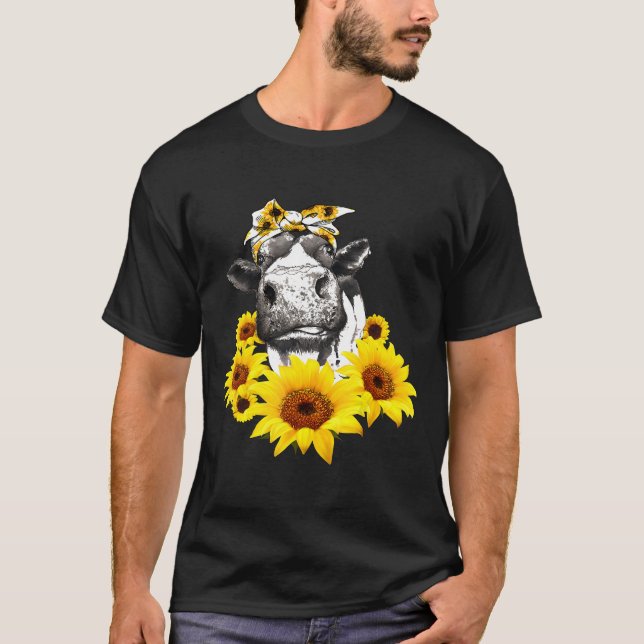 Solroskviga  Farmer Kviga Ko T Shirt (Framsida)