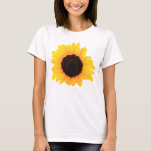 Solroskvinna Bella+TShirt för Boxy skörd för T Shirt