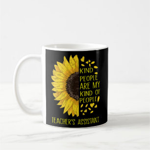 Solroslärare Assistant Kind People är min Ki Kaffemugg