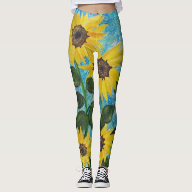 Solroslegeringar Leggings (Framsida)