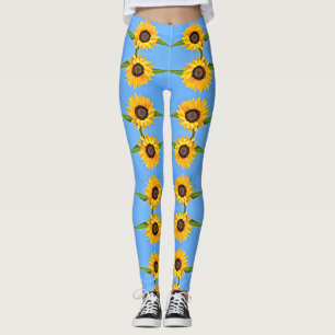 Solrosleggings Blå himmel Leggings