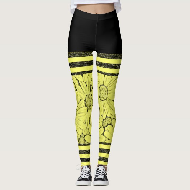 Solrosleggings Leggings (Framsida)