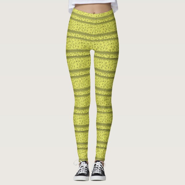 Solrosleggings Leggings (Framsida)