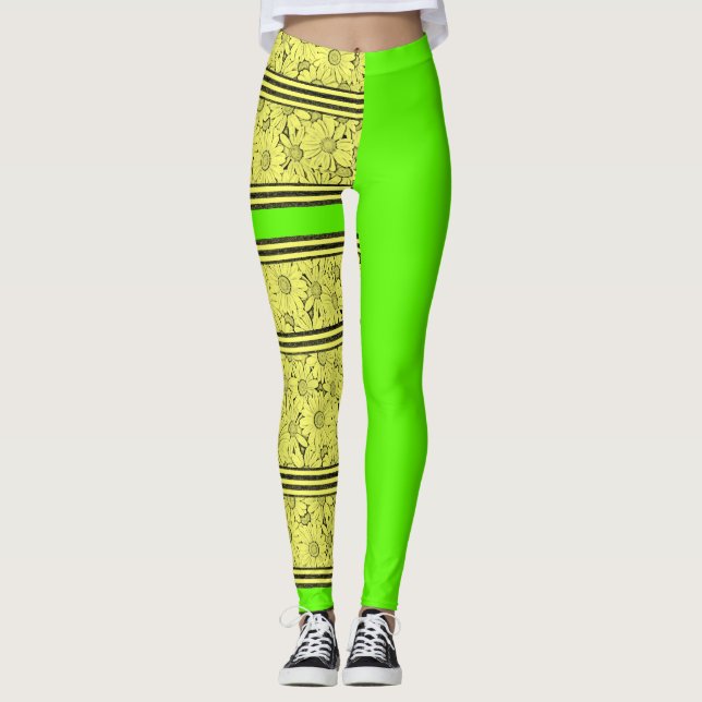Solrosleggings Leggings (Framsida)