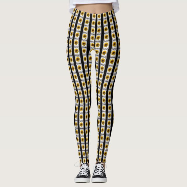 Solrosleggings Leggings (Framsida)