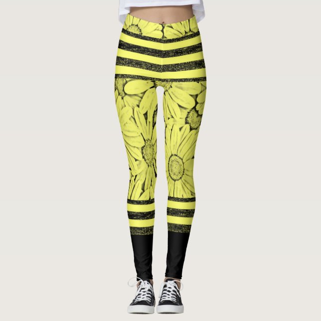 Solrosleggings Leggings (Framsida)
