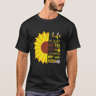 Solroslivet är bättre när jag är med i hus t shirt