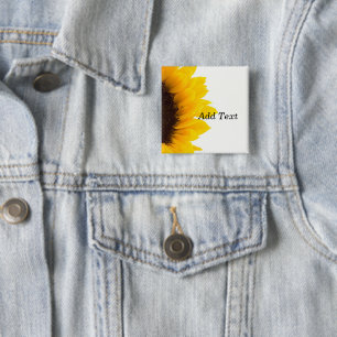 Solrosmall, fet text print knapp