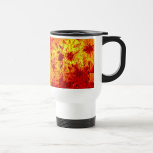 Solrosmålning Mugg