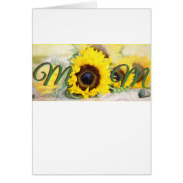 Solrosmamma Hälsningskort