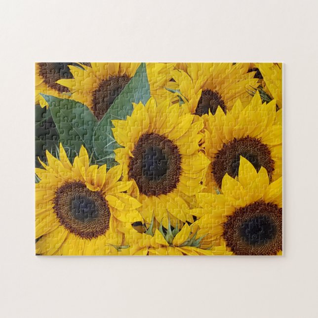 Solrosmelodi Pussel, 28 cm x 36 cm, 252 bitar Pussel (Horisontell)