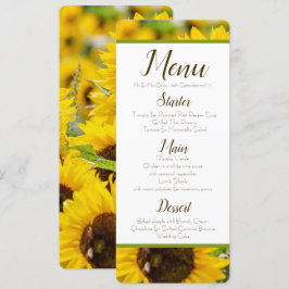 Solrosmeny Inbjudningar