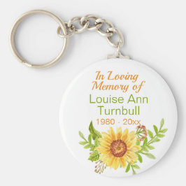 Solrosminnen i överhoppningsminnet av nyckelring