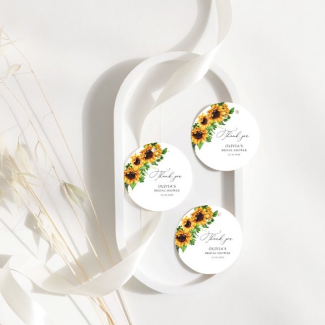 SolrosMöhippa Gift-Märkre Gåvor Etiketter (Skapare uppladdad)