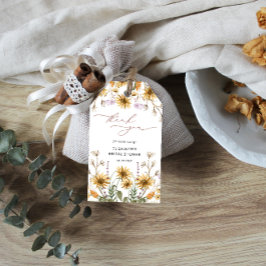 SolrosMöhippa Tack Gift Märkre Presentetikett