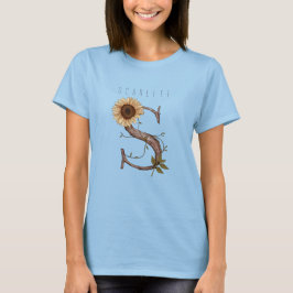 Solrosmonogram 'S'-Elegant T Shirt