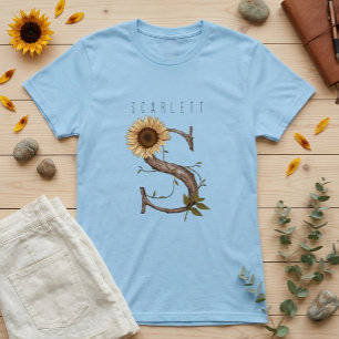 Solrosmonogram 'S' Elegant  T Shirt