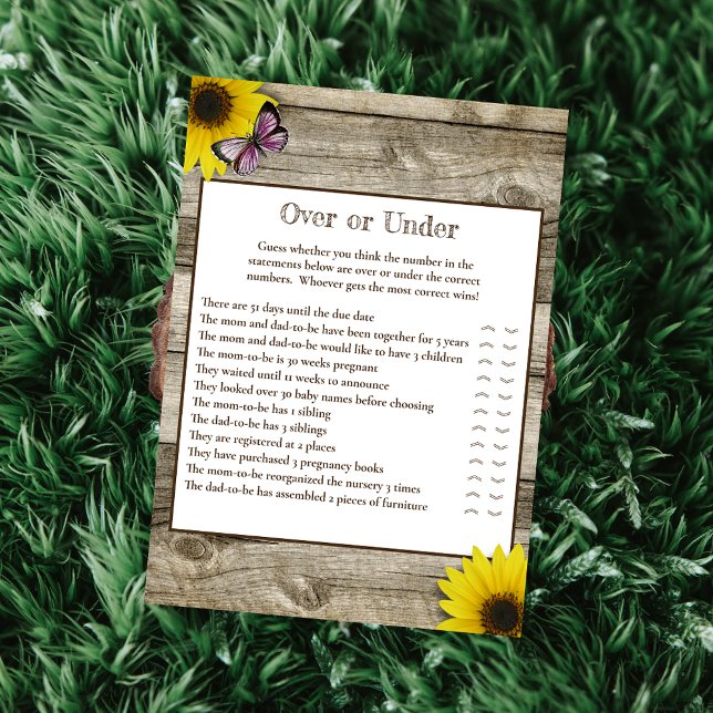 Solrosmöss Rosa Butterfly over eller under Baby Sh Inbjudningar (Skapare uppladdad)