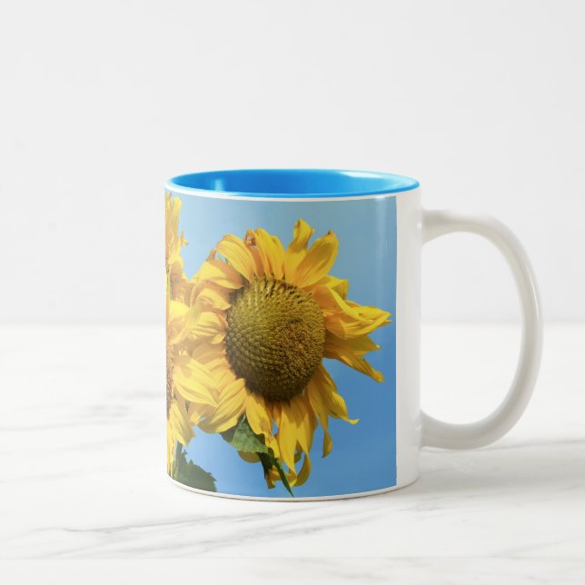 Solrosmugg Två-Tonad Mugg (Höger)