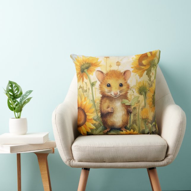 Solrosmus Garden Miceville 17 av 17 Kudde (Stol)