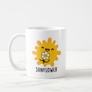 Solrosnyj Sol och blomrosa Kaffemugg