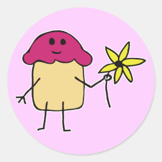 Solrosolenergi - Sticker Runt Klistermärke