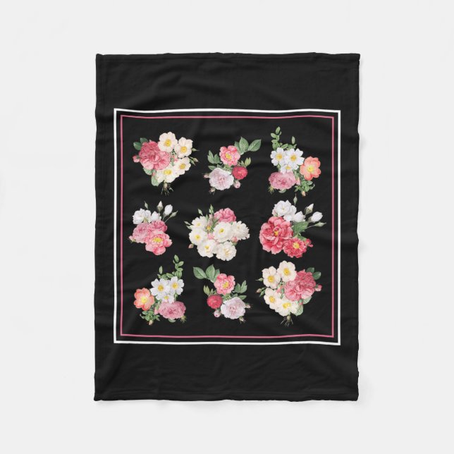 Solrosolja  fleecefilt (Framsidan)