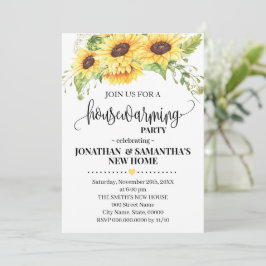 Solrosolja Houseuppvärmning Blommigt Land Boho Chi Inbjudningar
