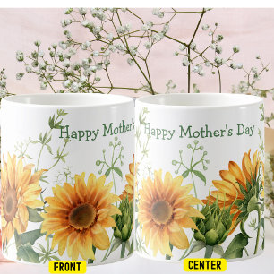 Solrosolja Lycklig Mors dag-kaffe Mugg