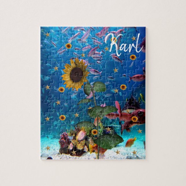 Solrosolja Ocean Fish Puzzles Pussel (Vertikal)
