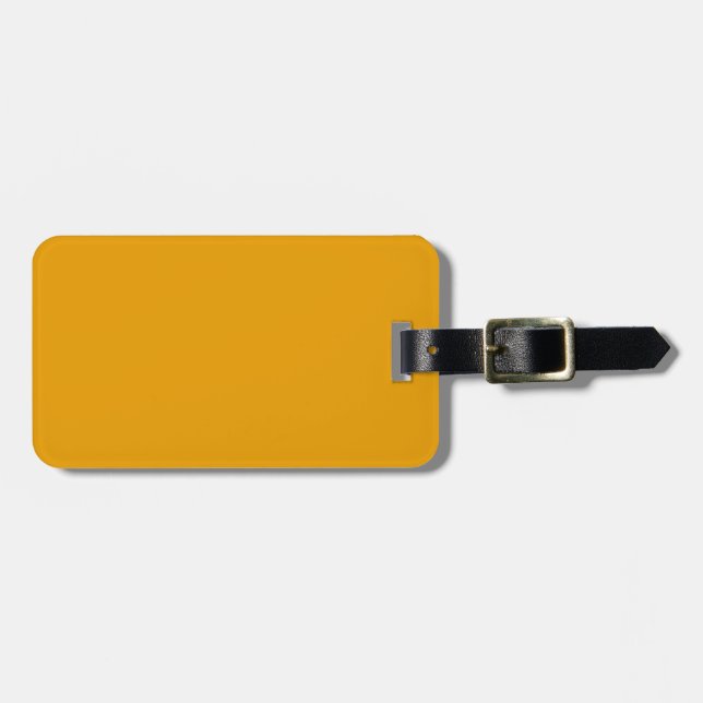 Solrosolja Orange Solid Färg Bagagebricka (Horisontell Framsida)