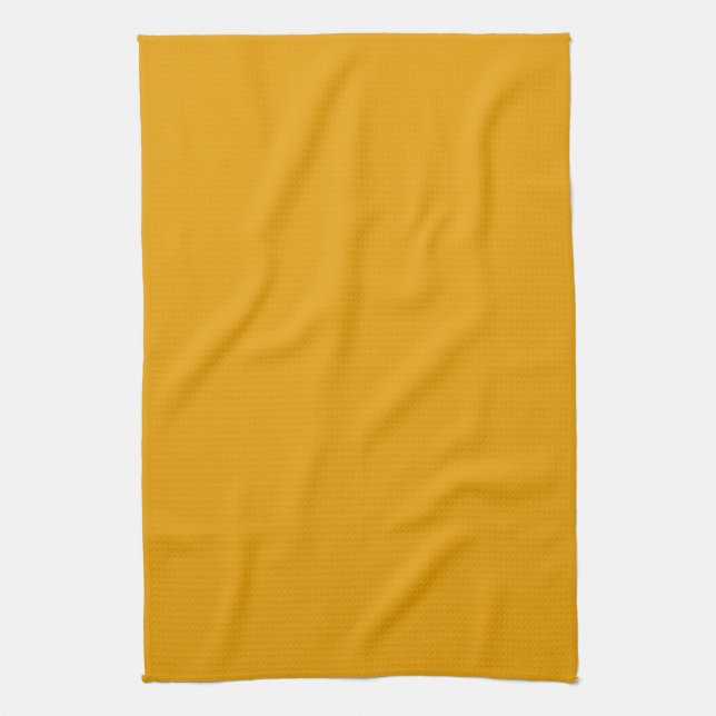 Solrosolja Orange Solid Färg Kökshandduk (Vertikal)