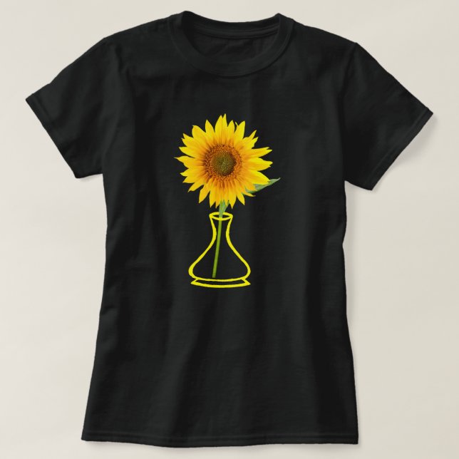 Solrosolja, sommartid, solsken t shirt (Design framsida)