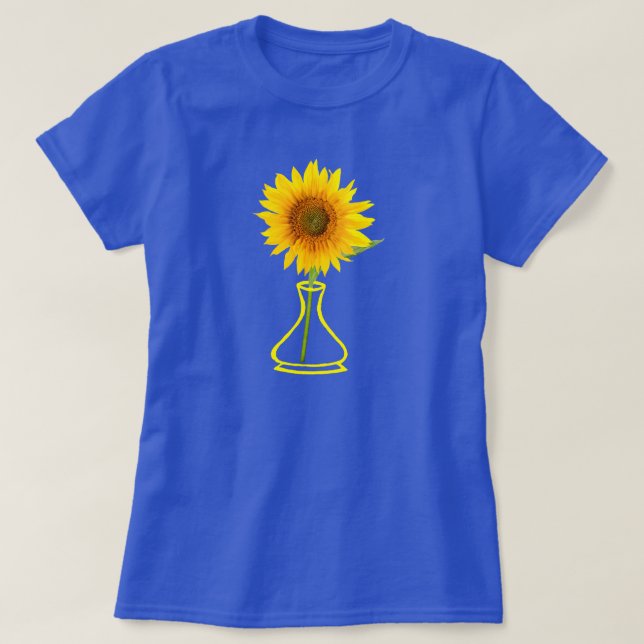 Solrosolja, sommartid, solsken t shirt (Design framsida)