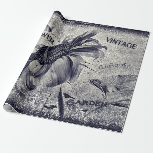 Solrosolja Vintage Black and White Ephemera Strukt Presentpapper