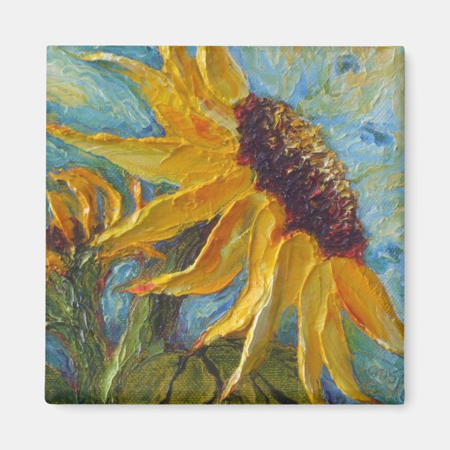 Solrosoljetorn Magnet (Framsidan)