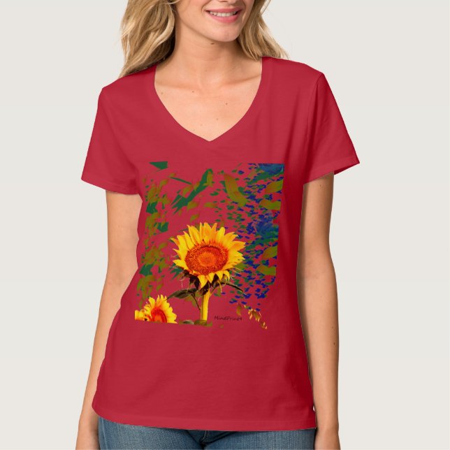 Solrosoljevening T Shirt (Framsida)