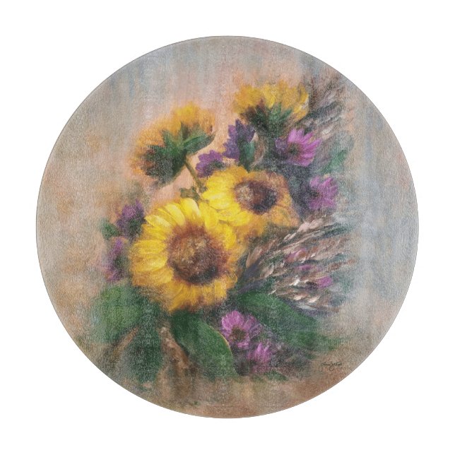 Solrosor 12" Rund (Framsidan)