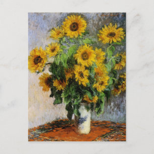 Solrosor av Monet Vykort