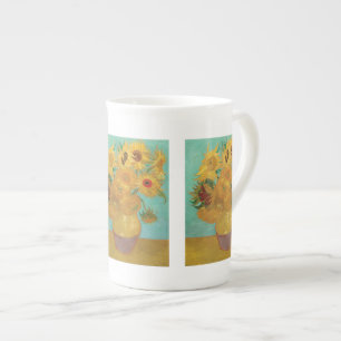 Solrosor av Vincent Van Gogh Benporslin Mugg