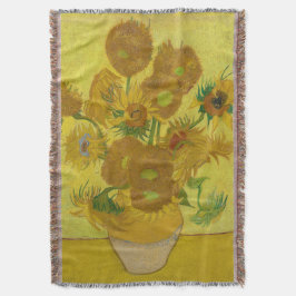 Solrosor av Vincent Van Gogh Filt