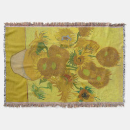 Solrosor av Vincent Van Gogh Filt