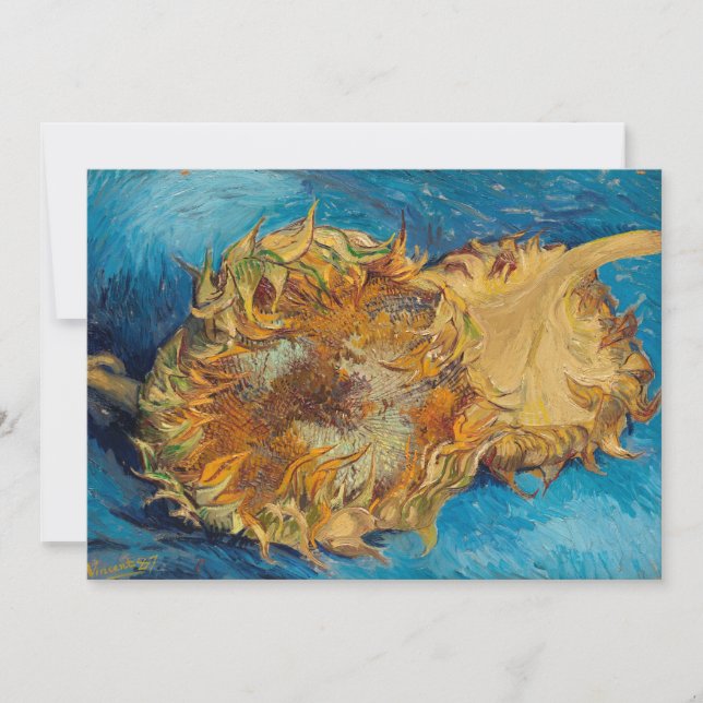 Solrosor av Vincent van Gogh Kort (Framsida)